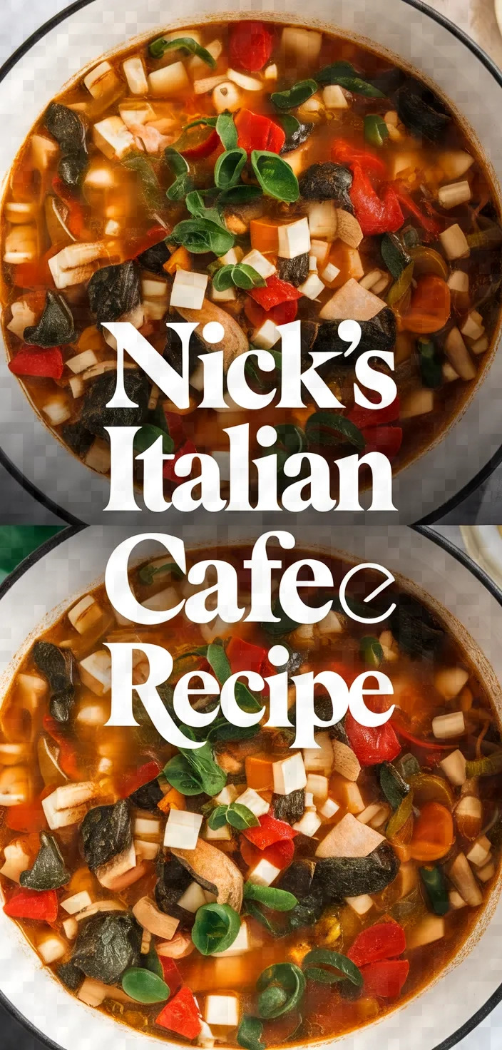 Nicks Italian Cafe Minestrone Soup Recipe