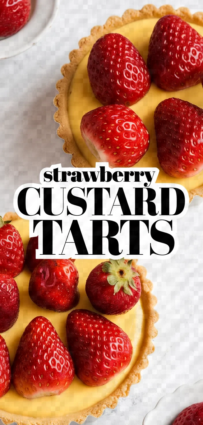 Strawberry Custard Tarts Recipe