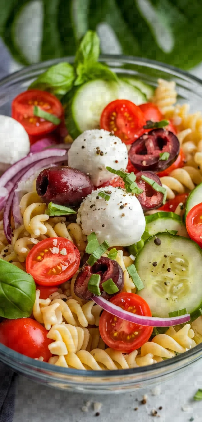 Ingredients photo for The Best Pasta Salad Ever Recipe