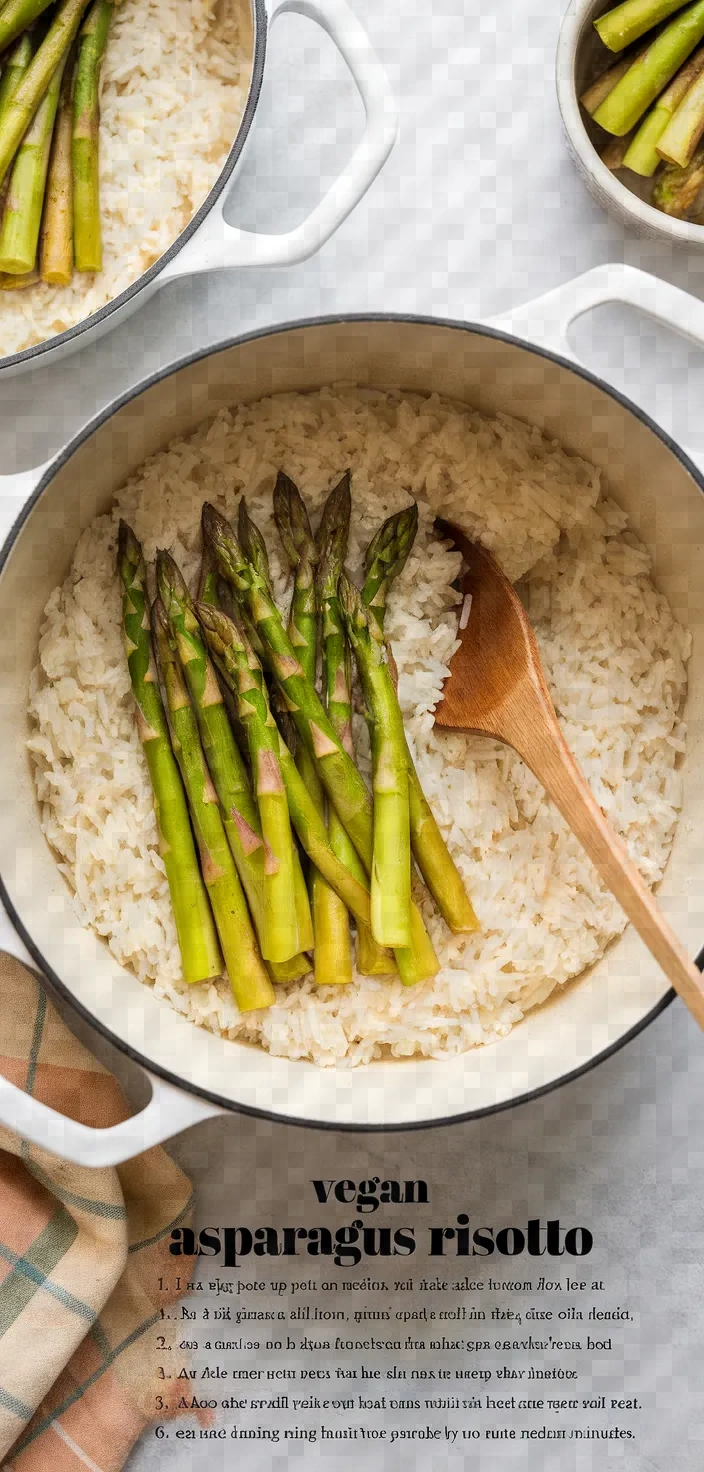 Vegan Asparagus Risotto Recipe