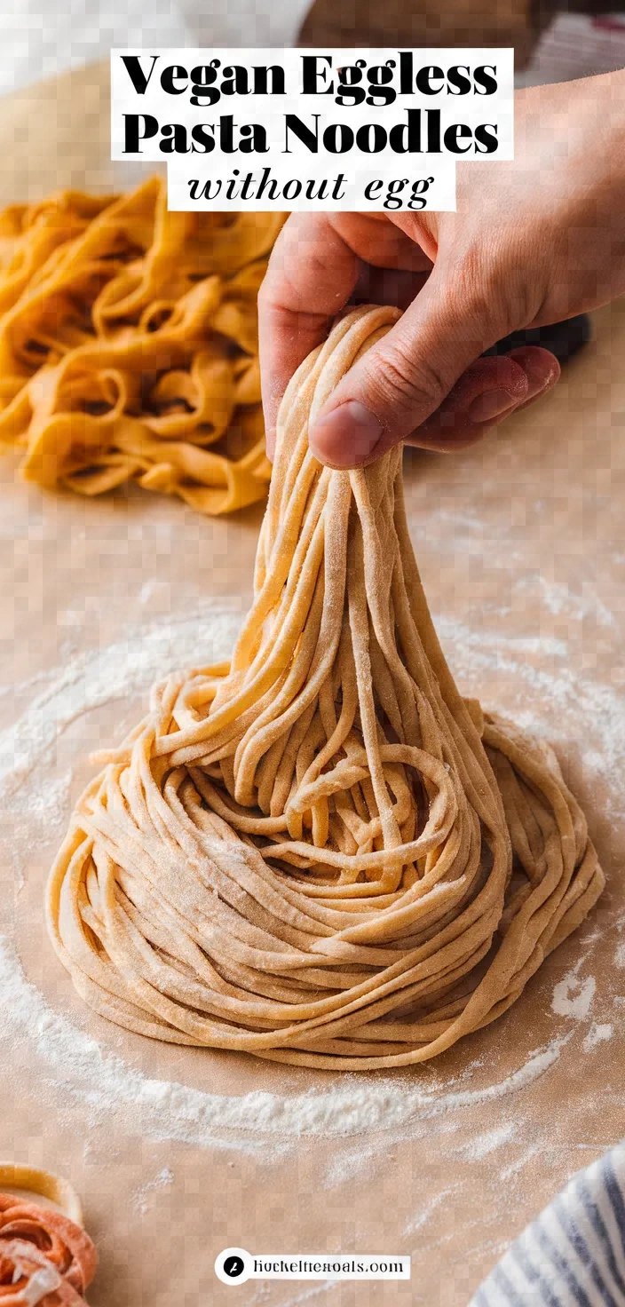 Vegan Pasta Noodles Without Egg Recipe