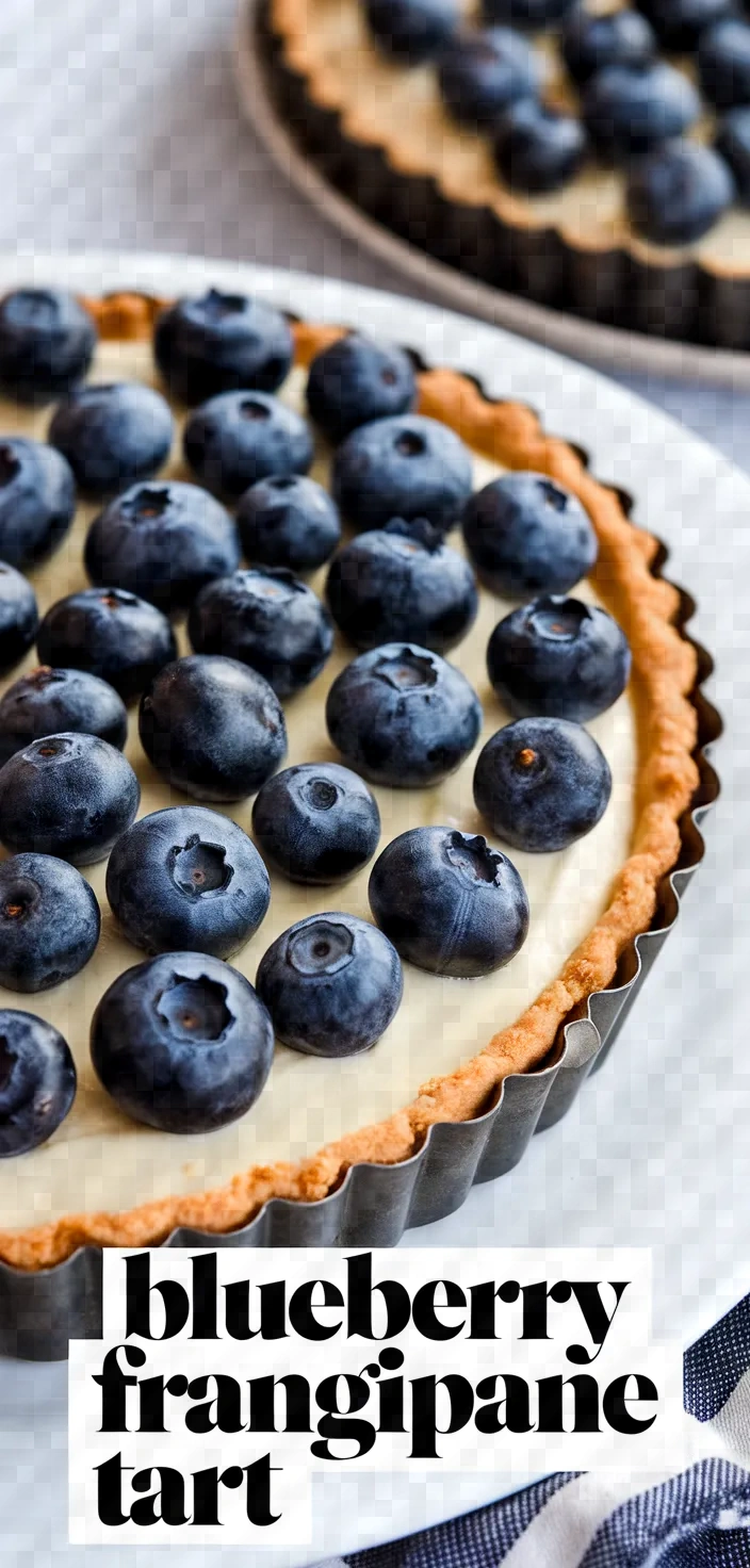 Blueberry Frangipane Tart Recipe