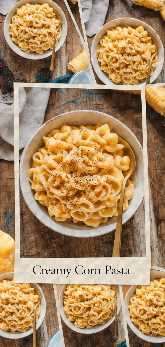 A photo of Creamy Corn Pasta Recipe