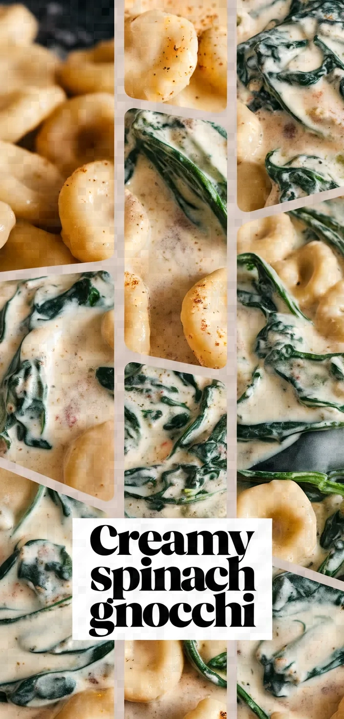 A photo of Creamy Spinach Gnocchi Recipe