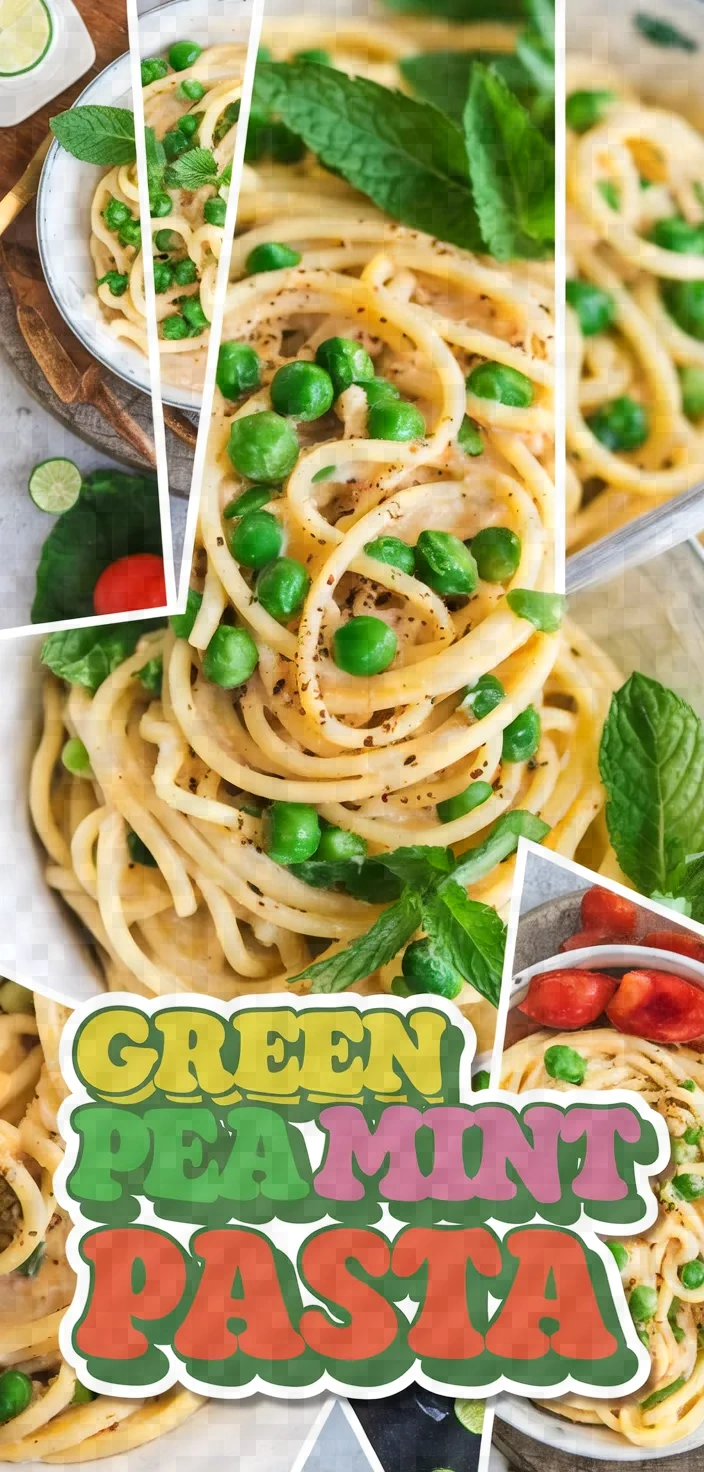 A photo of Green Pea Pasta With Mint Recipe