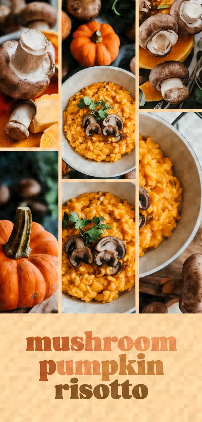 A photo of Mushroom And Pumpkin Risotto Recipe