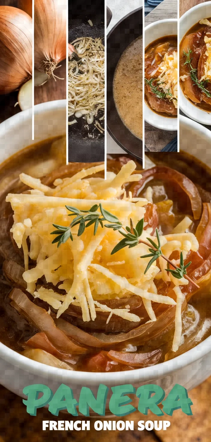 A photo of Panera French Onion Soup Recipe