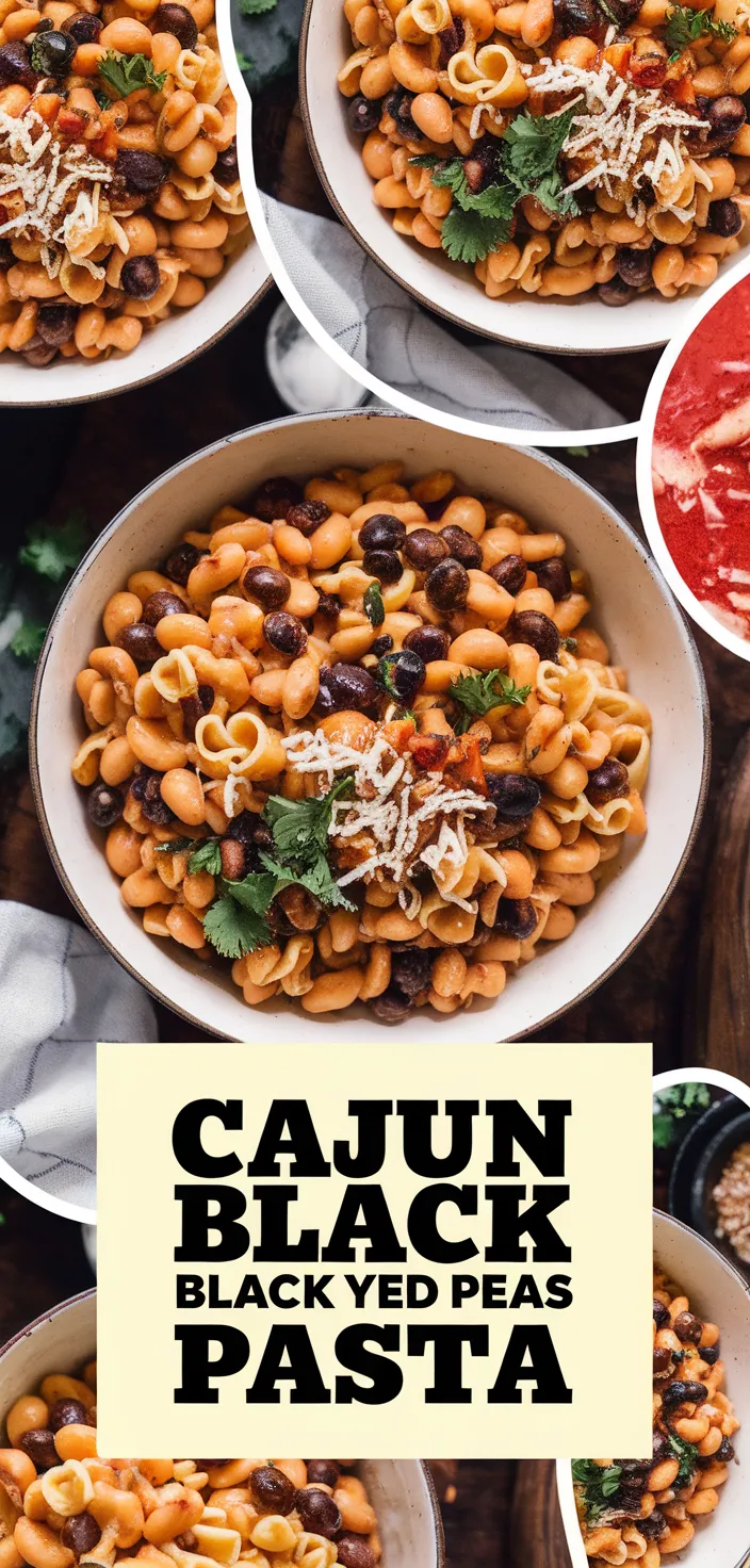 A photo of Smoky Cajun Black Eyed Peas Pasta Recipe