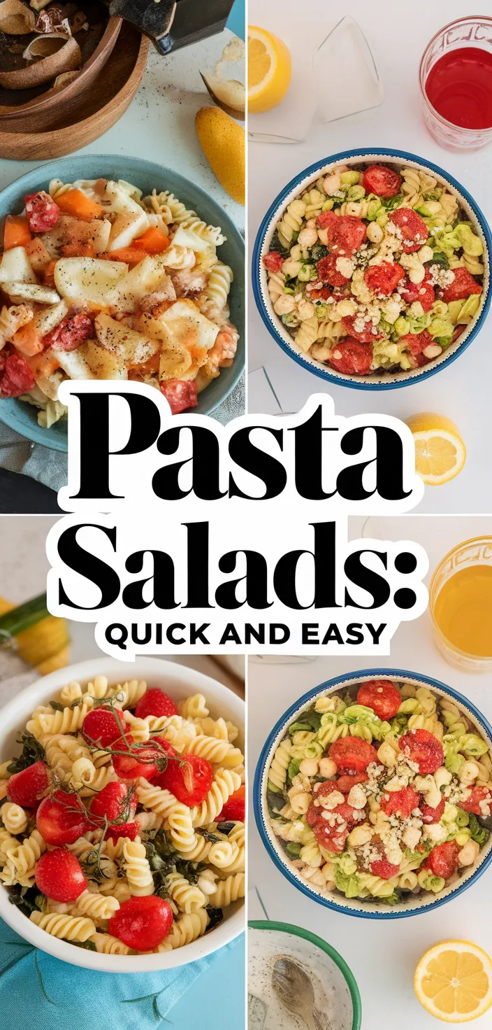 A photo of Two Quick And Easy Pasta Salads Recipe