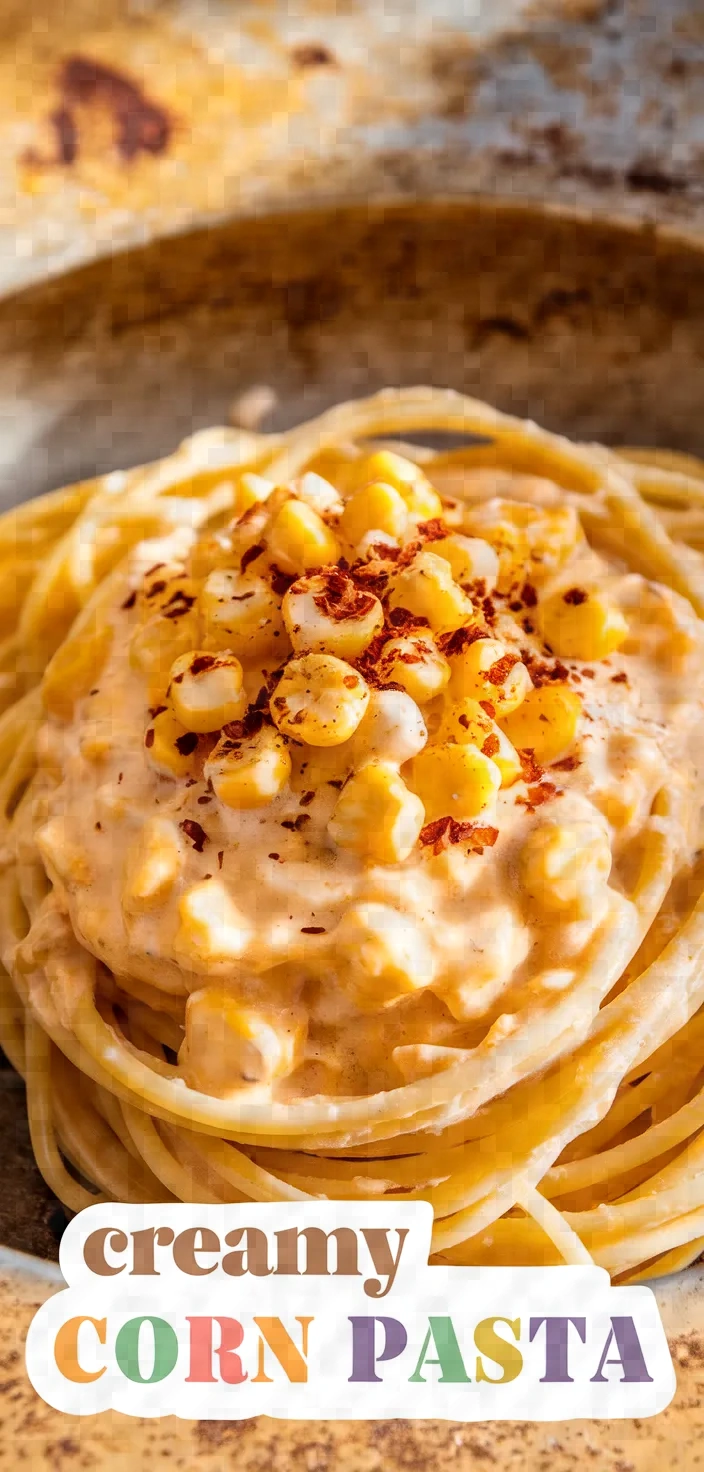 Creamy Corn Pasta Recipe