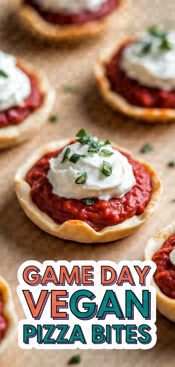 Game Day Vegan Pizza Bites Recipe