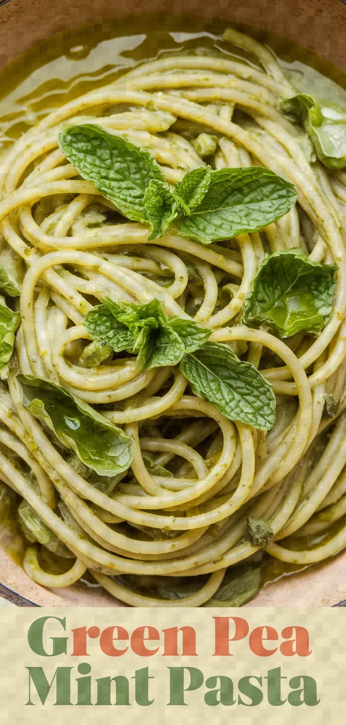 Green Pea Pasta With Mint Recipe