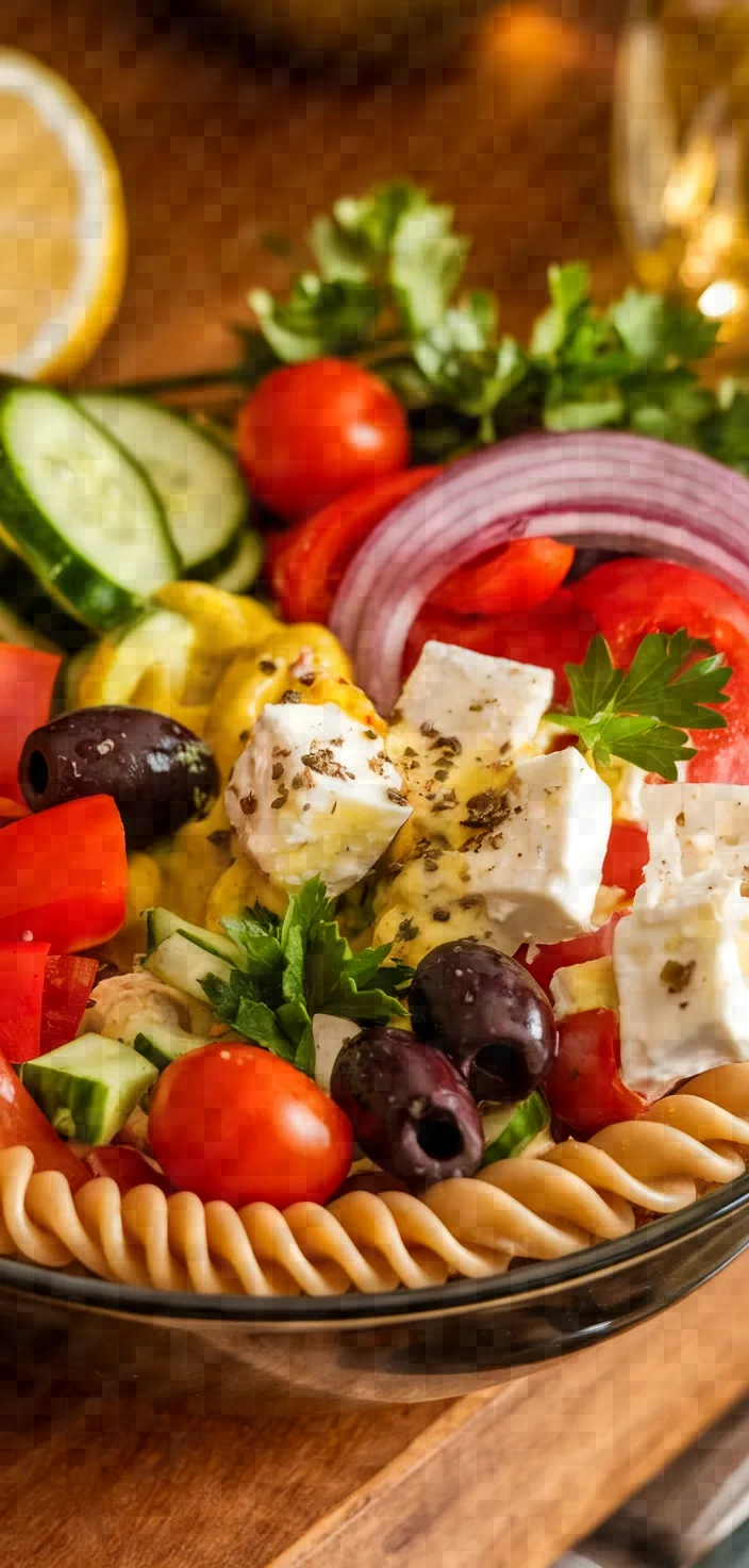 Ingredients photo for Healthy Pasta Salad Recipe