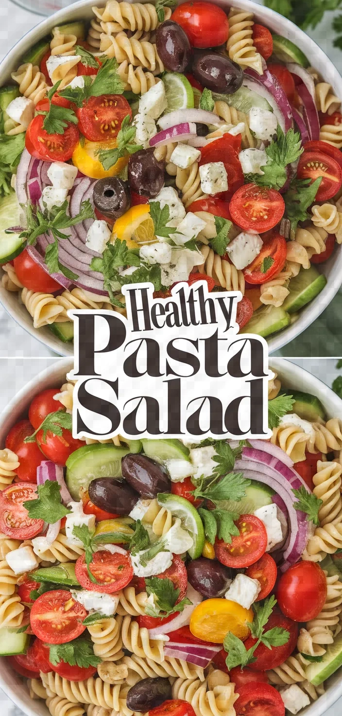 Healthy Pasta Salad Recipe