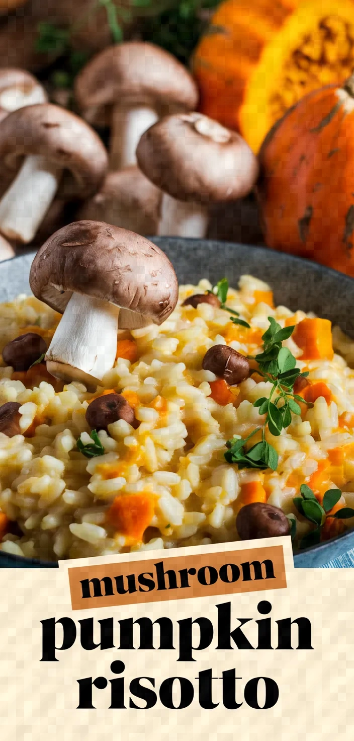 Mushroom And Pumpkin Risotto Recipe