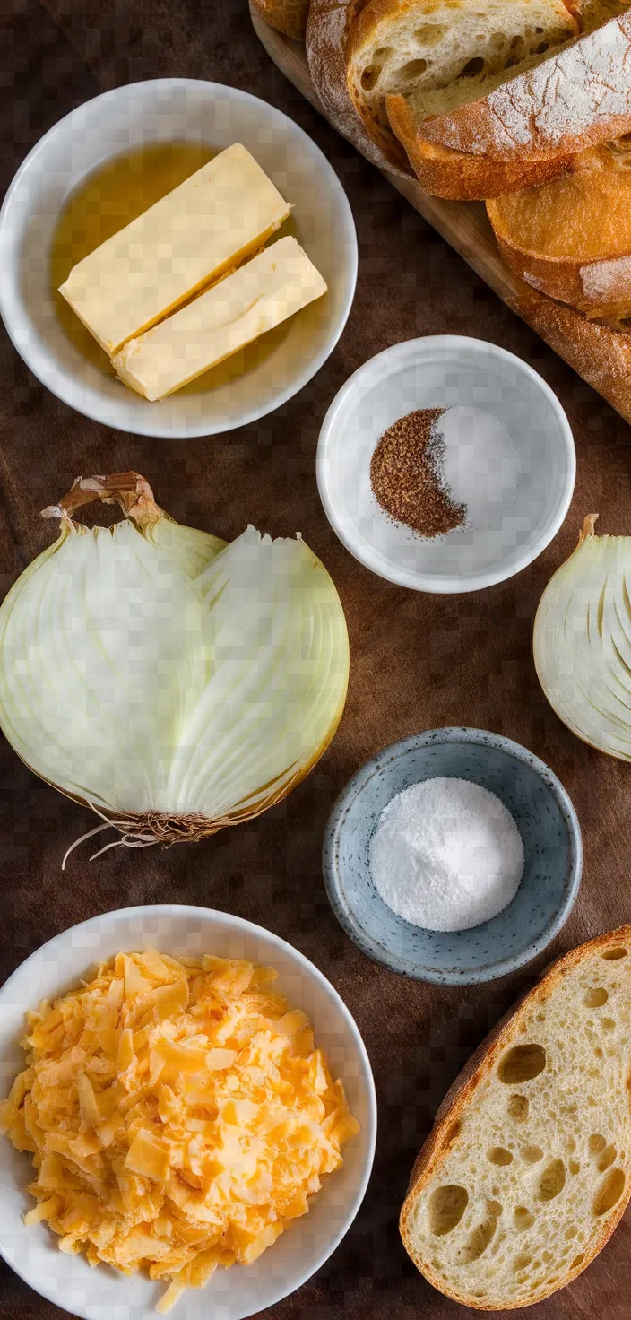 Ingredients photo for Panera French Onion Soup Recipe