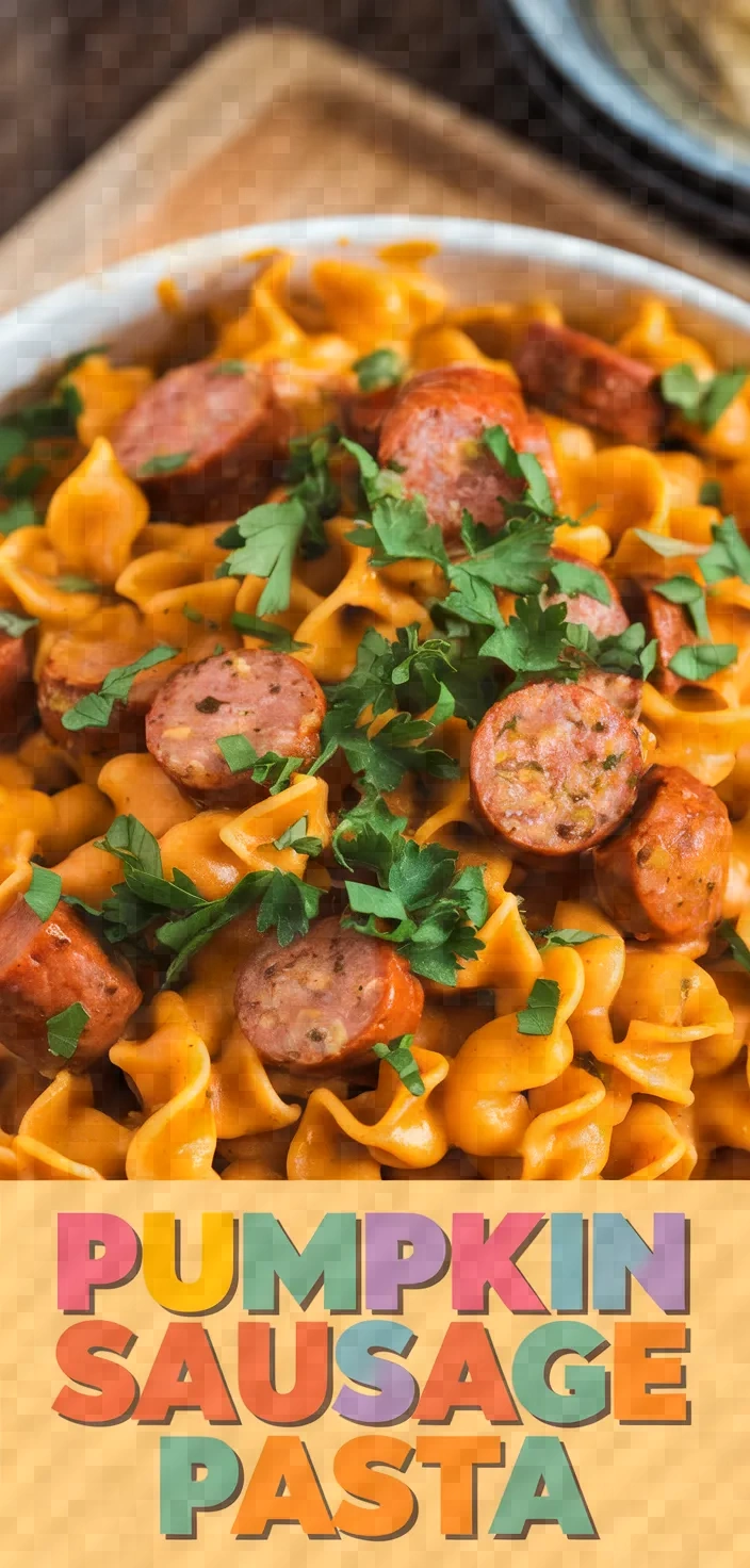 Pumpkin Pasta With Sausage Recipe