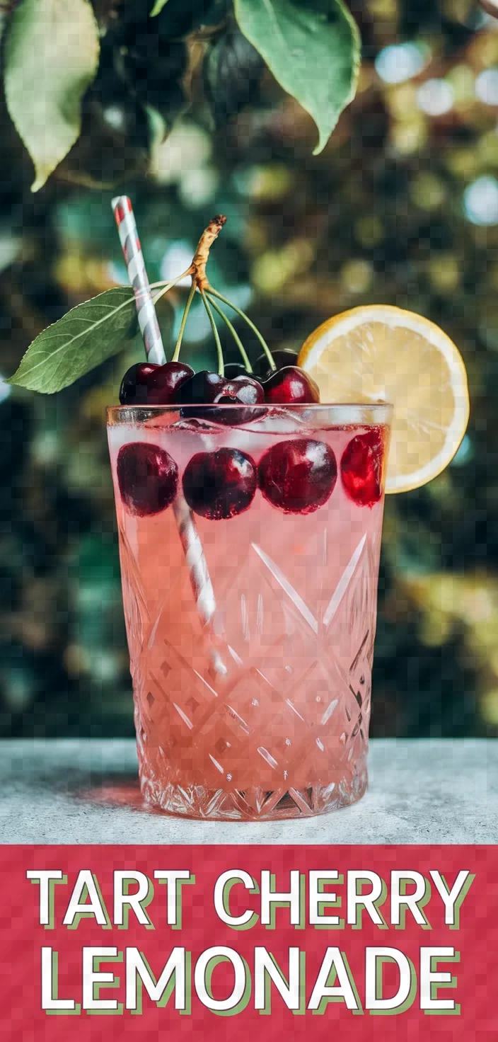 Tart Cherry Sparkling Lemonade Recipe