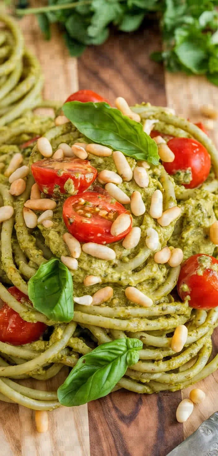 Vegan Pesto Pasta Salad Recipe