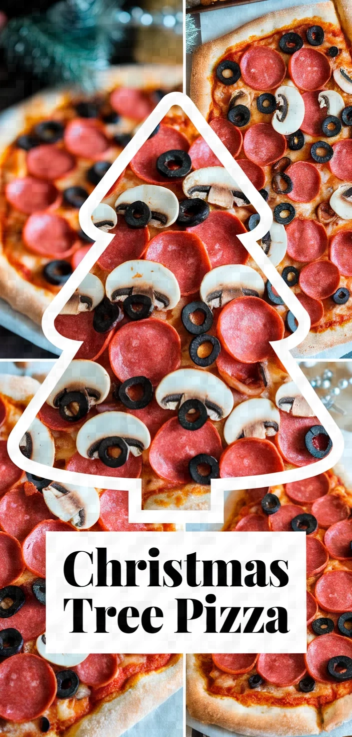 A photo of Christmas Tree Pizza Recipe