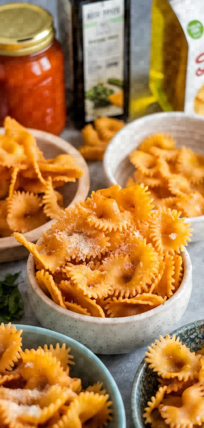 Ingredients photo for Air Fryer Pasta Chips Recipe