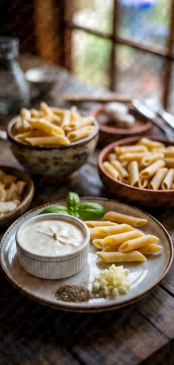 Ingredients photo for Boursin Pasta Recipe