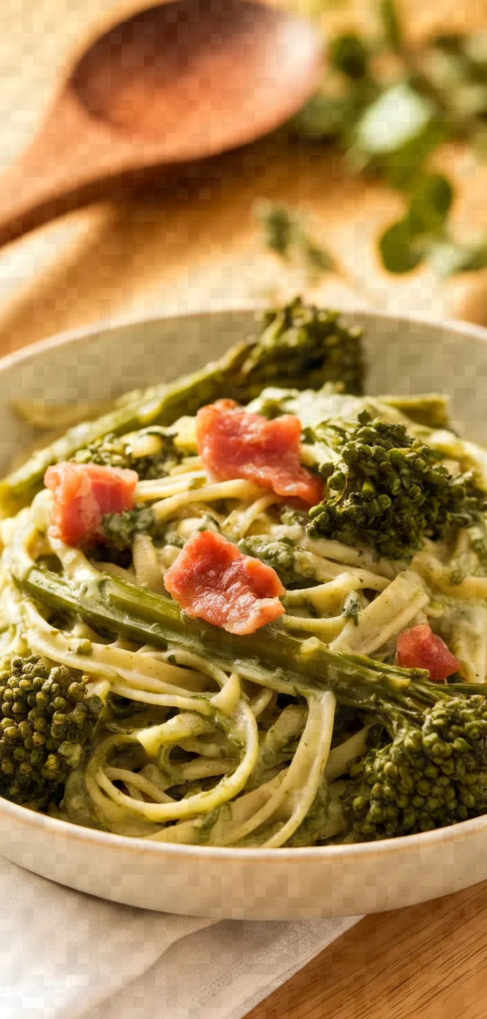 Broccoli Rabe Pancetta Pasta Recipe