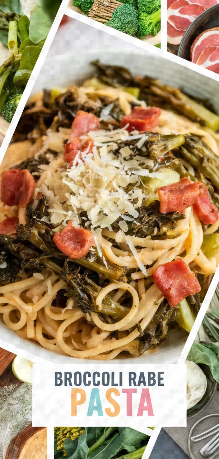 A photo of Broccoli Rabe Pancetta Pasta Recipe