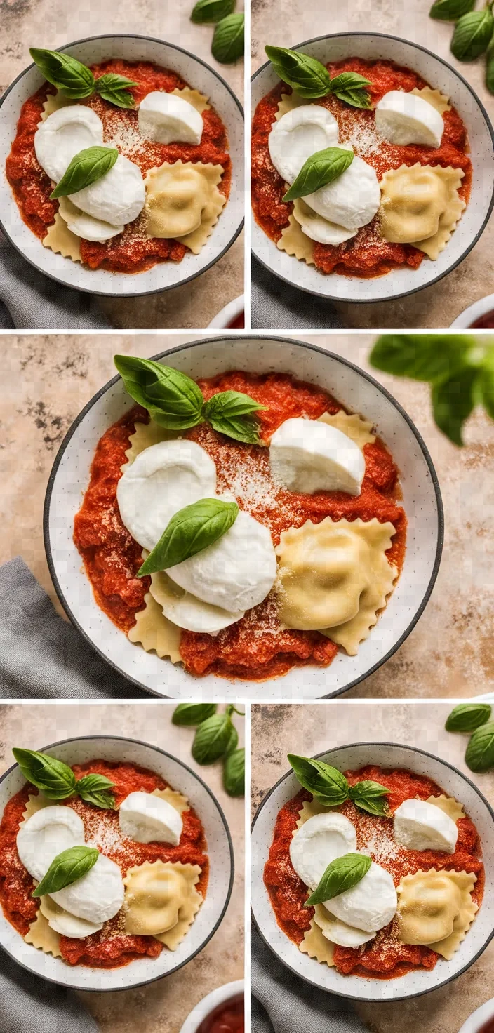 A photo of Caprese Ravioli Recipe