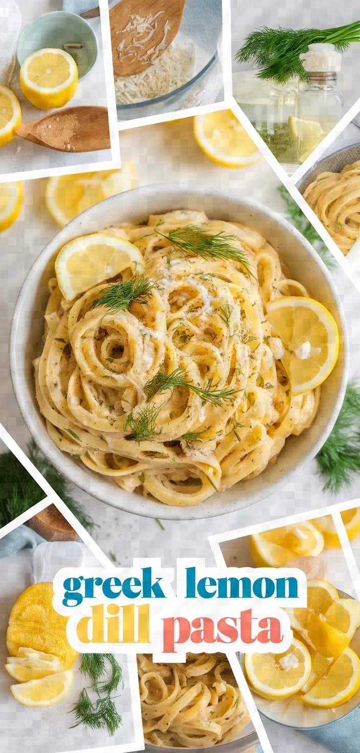 A photo of One Pot Greek Lemon Dill Pasta Recipe