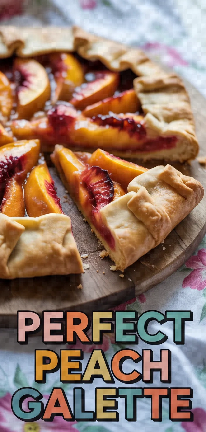 A photo of Perfect Peach Galette Recipe