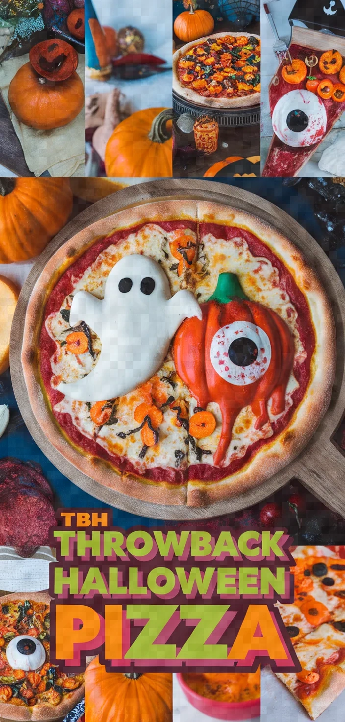 A photo of Tbh Throw Back Halloween Bloody Eyeball Pizza Recipe