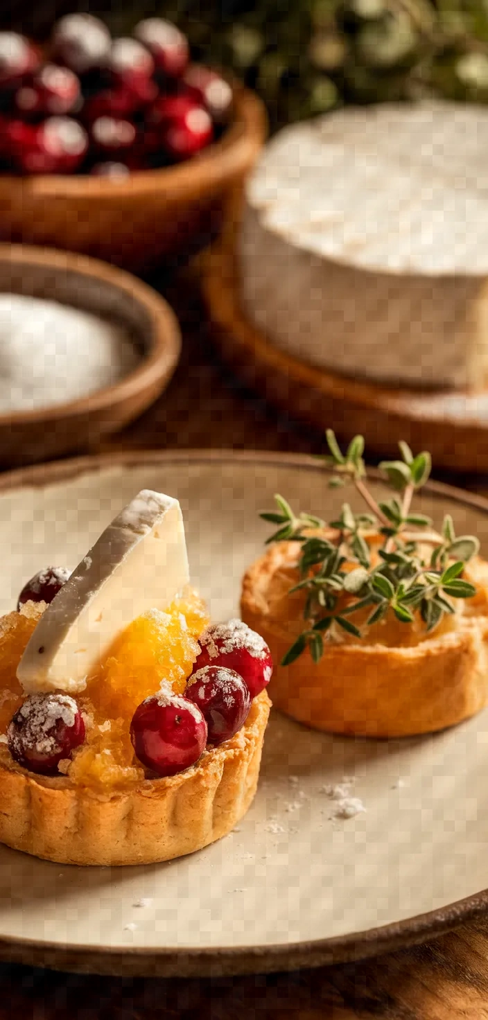 Ingredients photo for Cranberry And Brie Tartlets Recipe