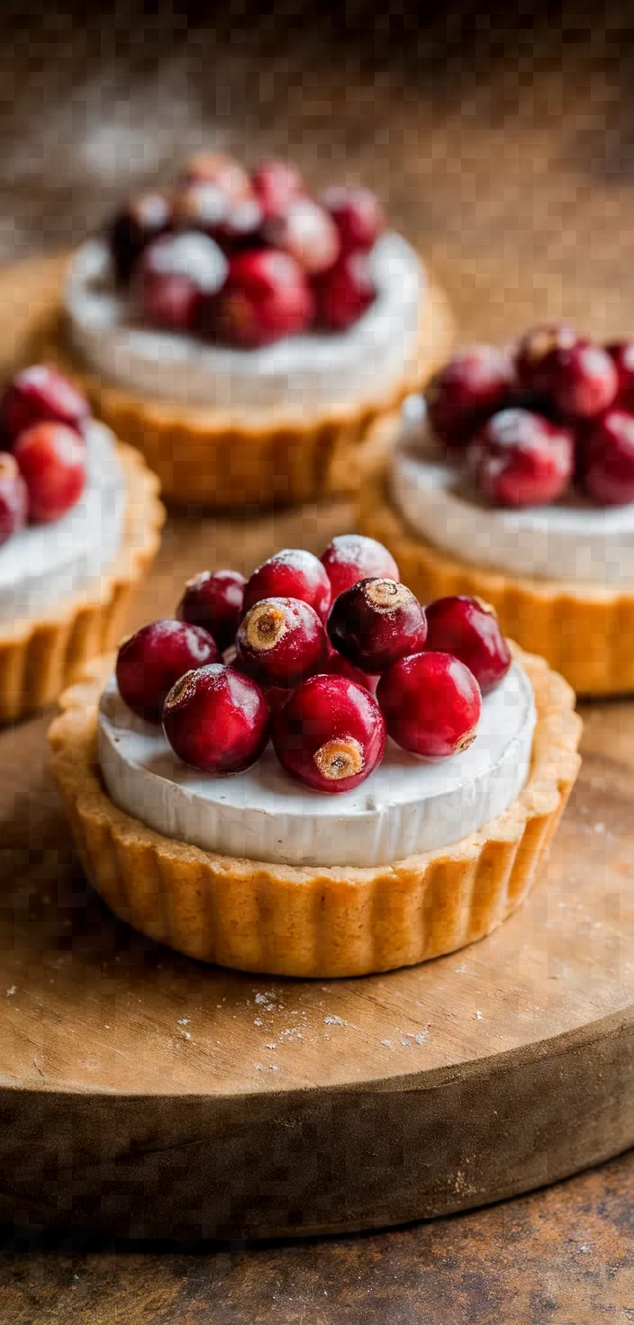 Cranberry And Brie Tartlets Recipe