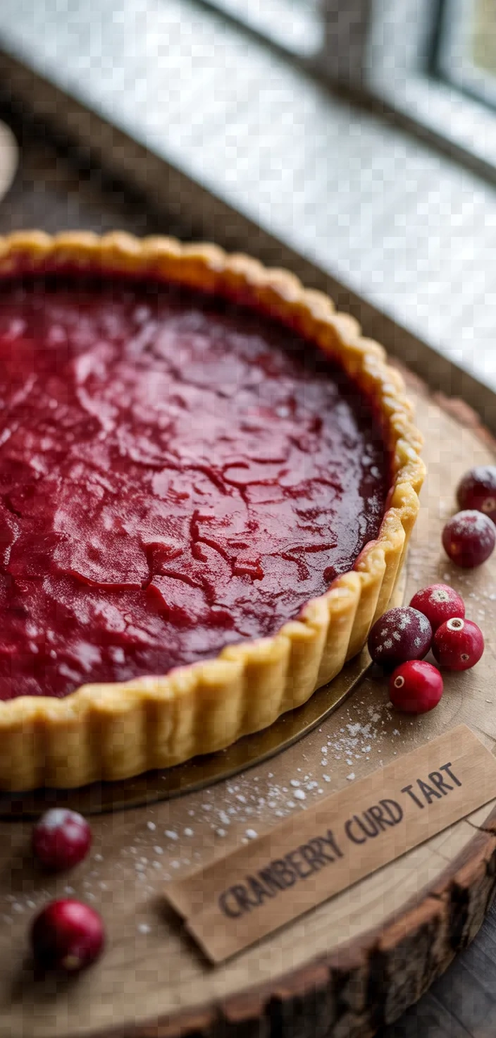 Cranberry Curd Tart Recipe