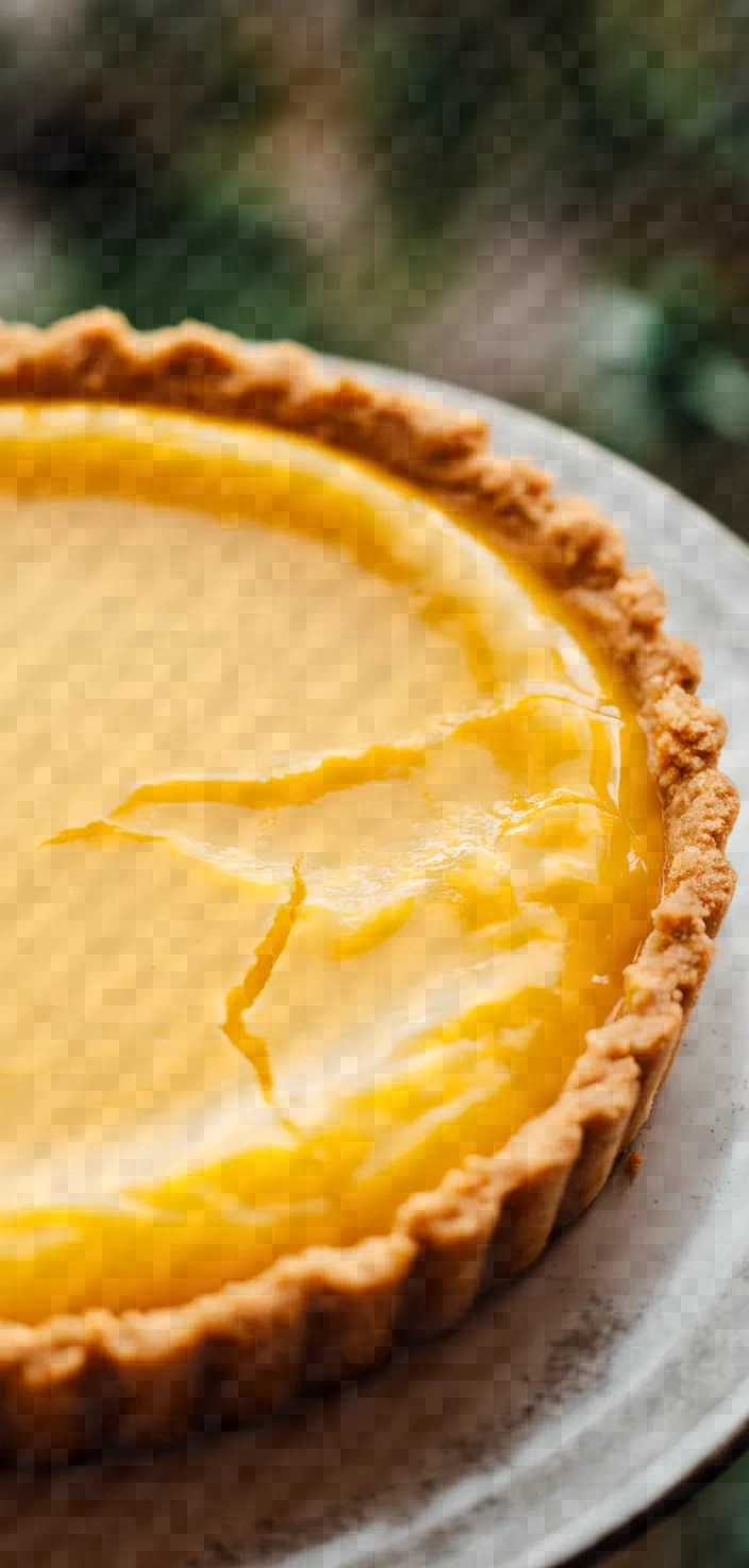 Meyer Lemon Curd Tart With Shortbread Crust Recipe