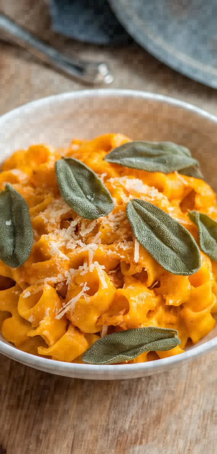 One Pot Butternut Squash Pasta With Sage Recipe