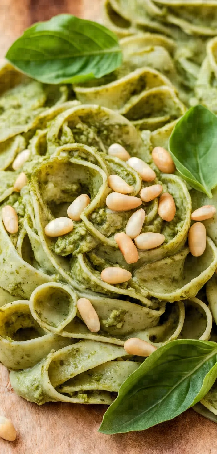 Pesto Florentine Campanelle Pasta Recipe