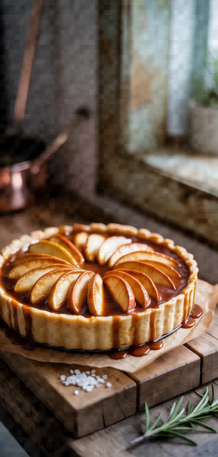 Salted Caramel Apple Tart Recipe