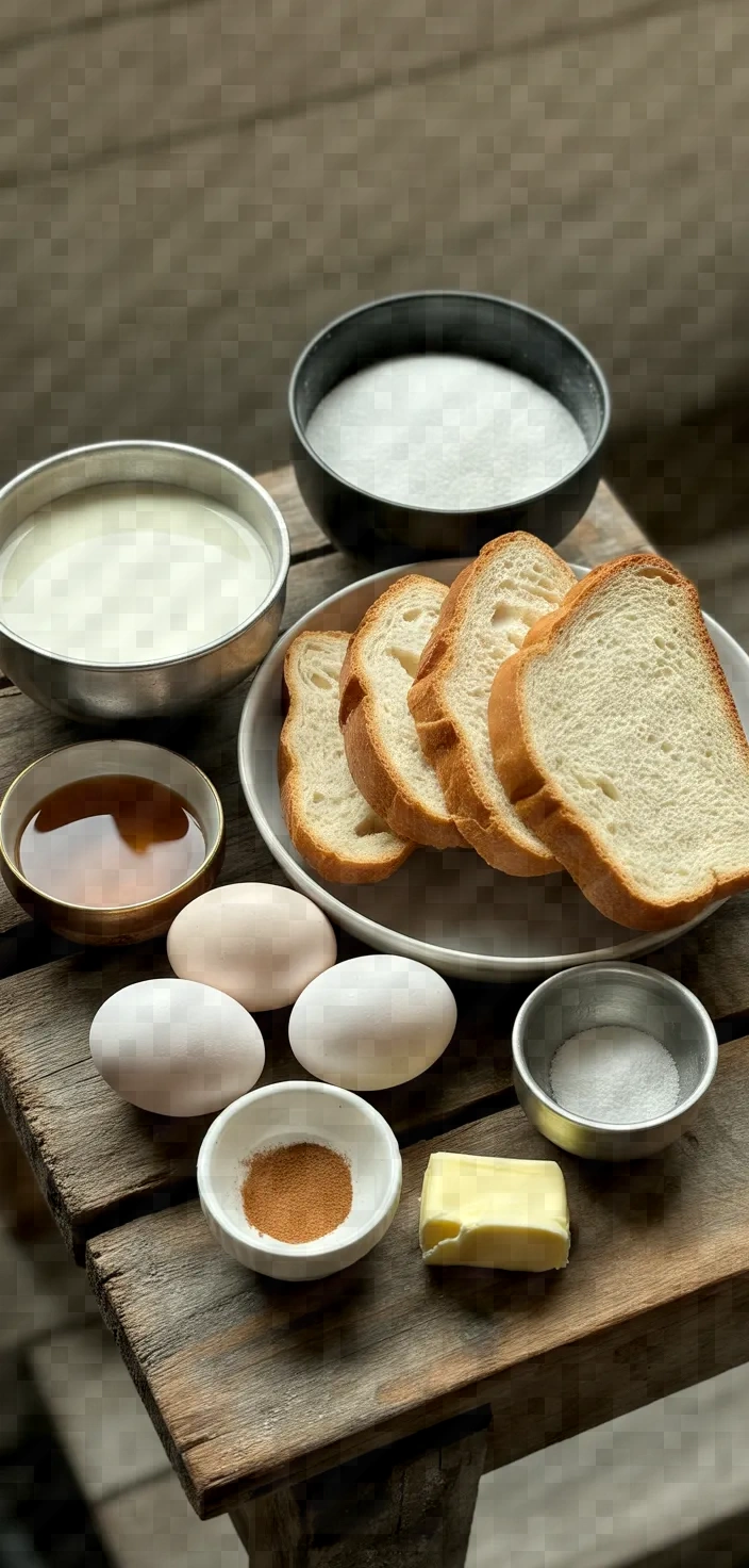 Ingredients photo for Sourdough French Toast Recipe