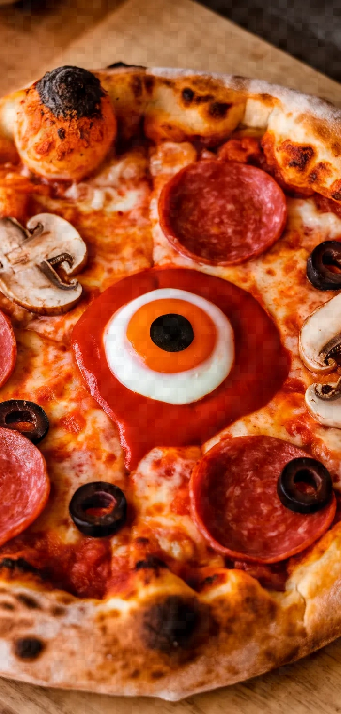 Tbh Throw Back Halloween Bloody Eyeball Pizza Recipe