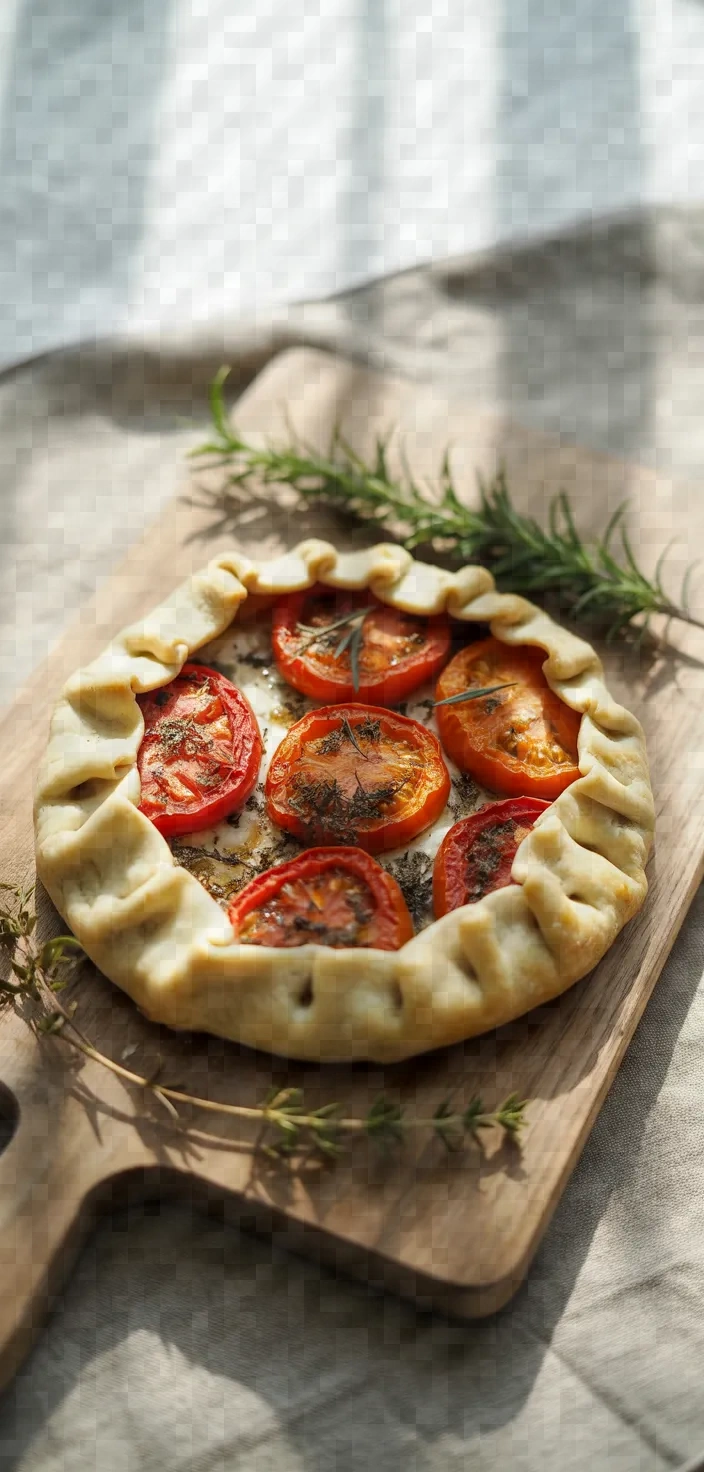 Tomato And Goat Cheese Galette Recipe