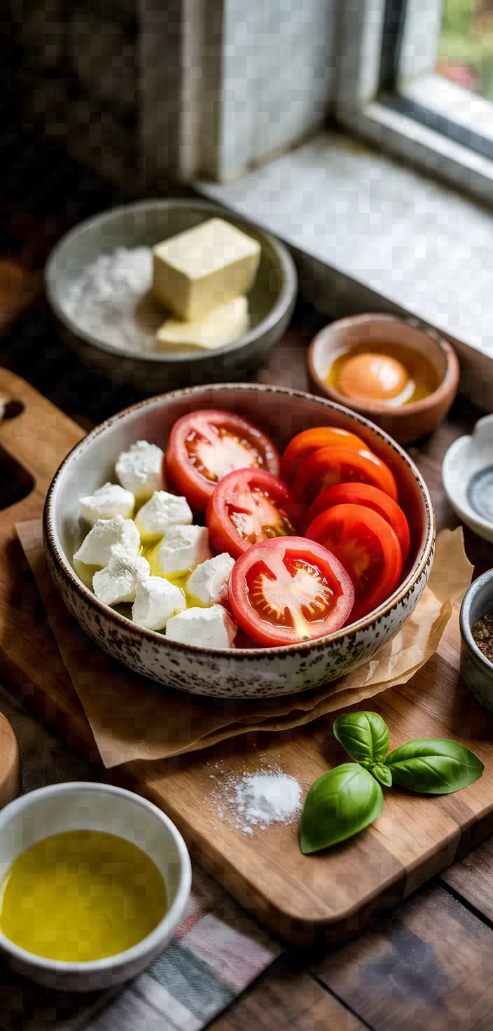 Ingredients photo for Tomato And Goat Cheese Galette Recipe