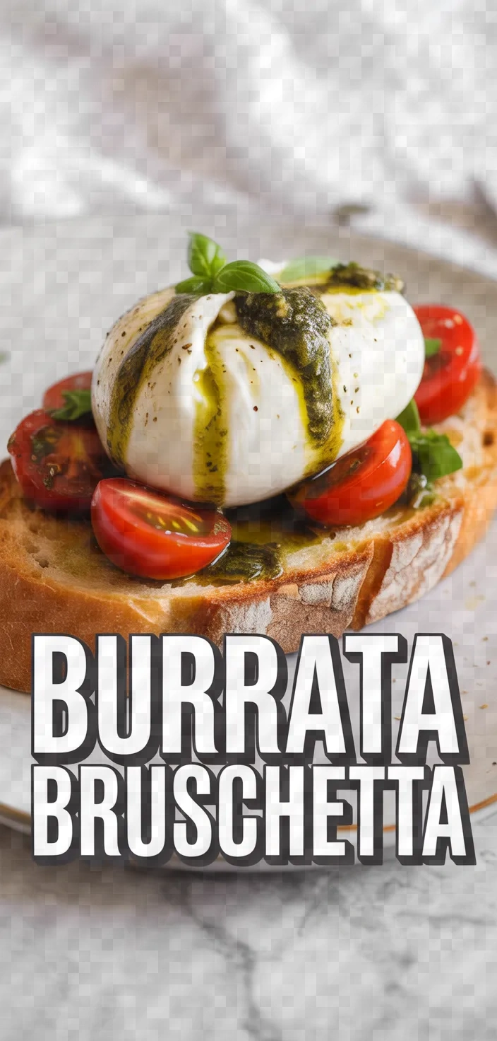 A photo of Burrata Bruschetta Recipe