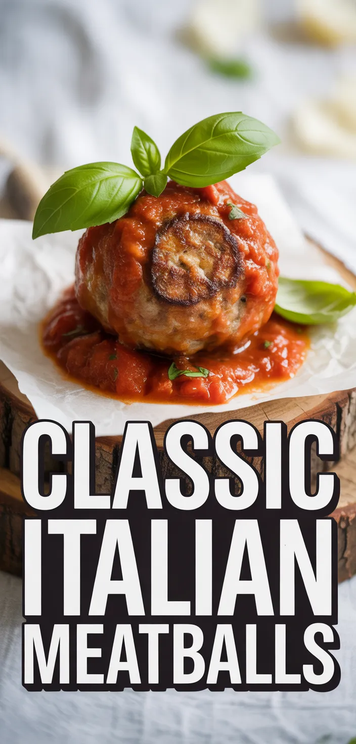 Classic Italian Meatballs (Tender And Juicy!) Recipe