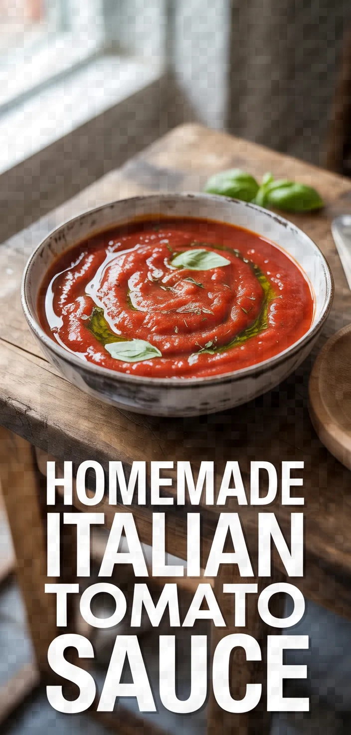 A photo of Homemade Multipurpose Italian Style Tomato Sauce Recipe