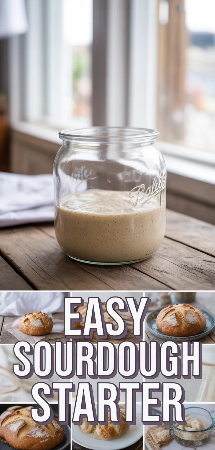 How To Make Easy Sourdough Starter For Beginners Recipe