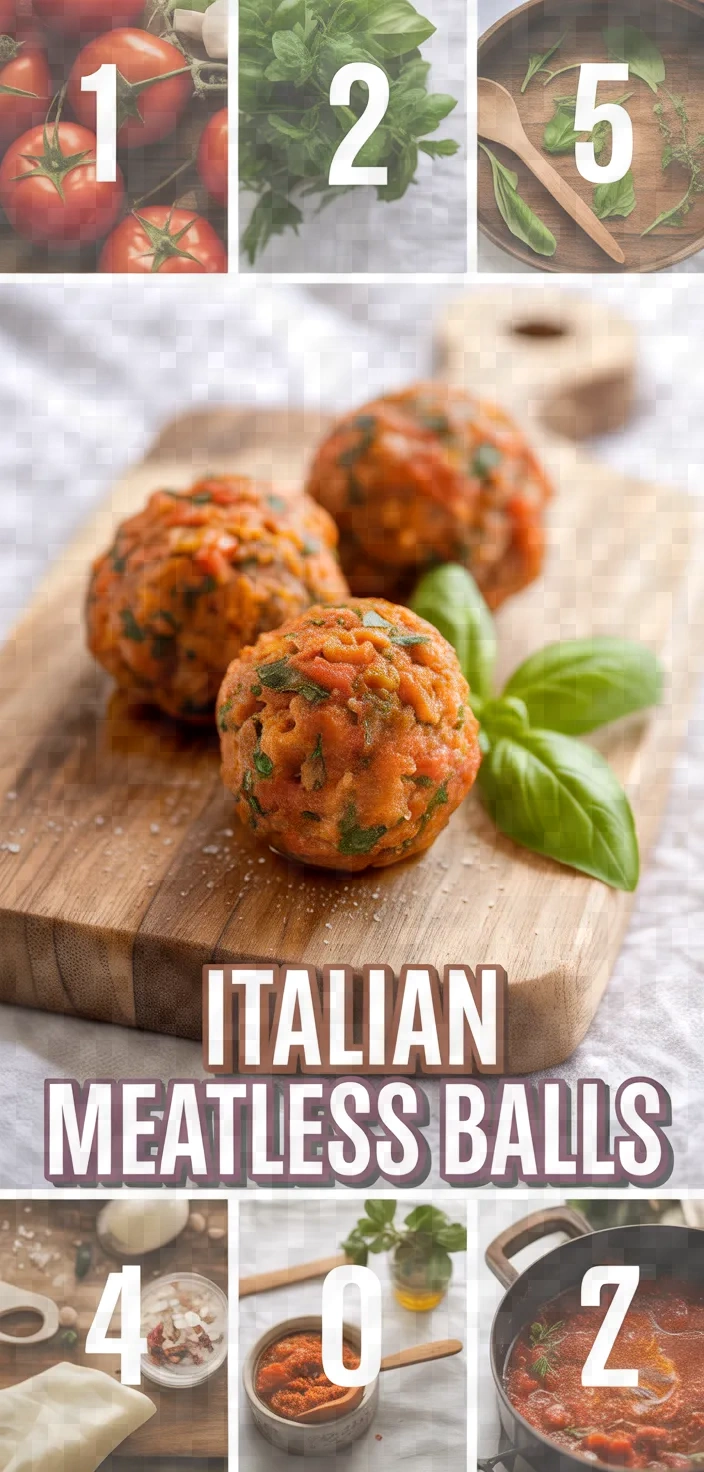 A photo of Meat Less Balls Italian Style Recipe