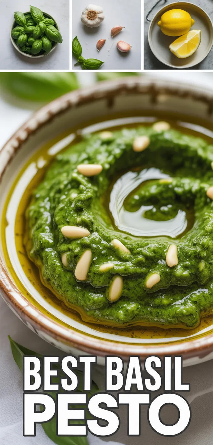 THE VERY BEST BASIL PESTO RECIPE (AND TIPS)  Recipe