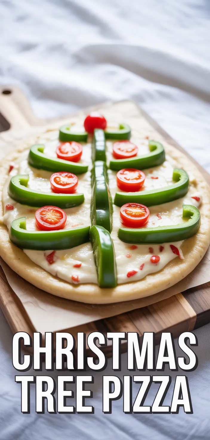 This Christmas Tree Pizza Is A Cute Christmas Dinner For Kids Recipe